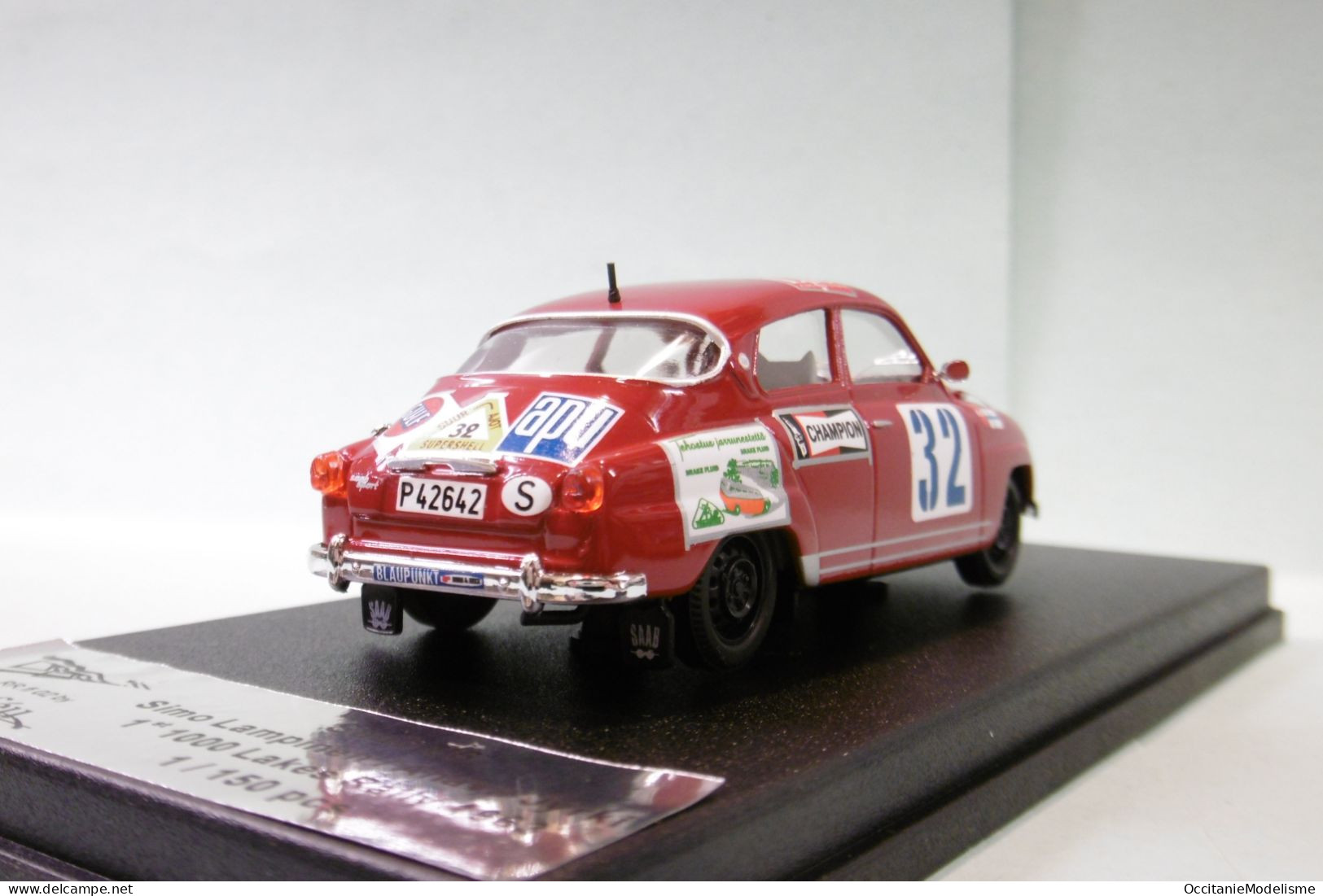 Troféu - SAAB 96 #32 1ère Rallye 1000 Lakes 1963 Simo Lampinen - Ahava Jyrk Réf. RR.fi 02 NBO Neuf 1/43 - Trofeu