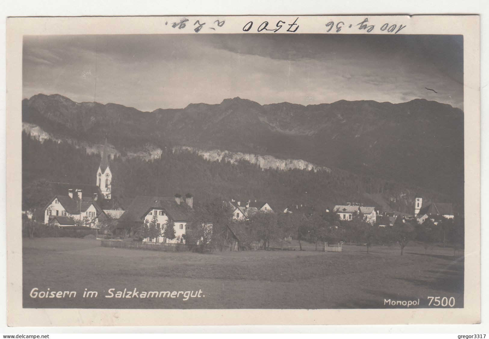 E3357) GOISERN Im Salzkammergut - Super FOTO AK  HAUS DETAIL U. KIRCHE  Alt !! - Bad Goisern