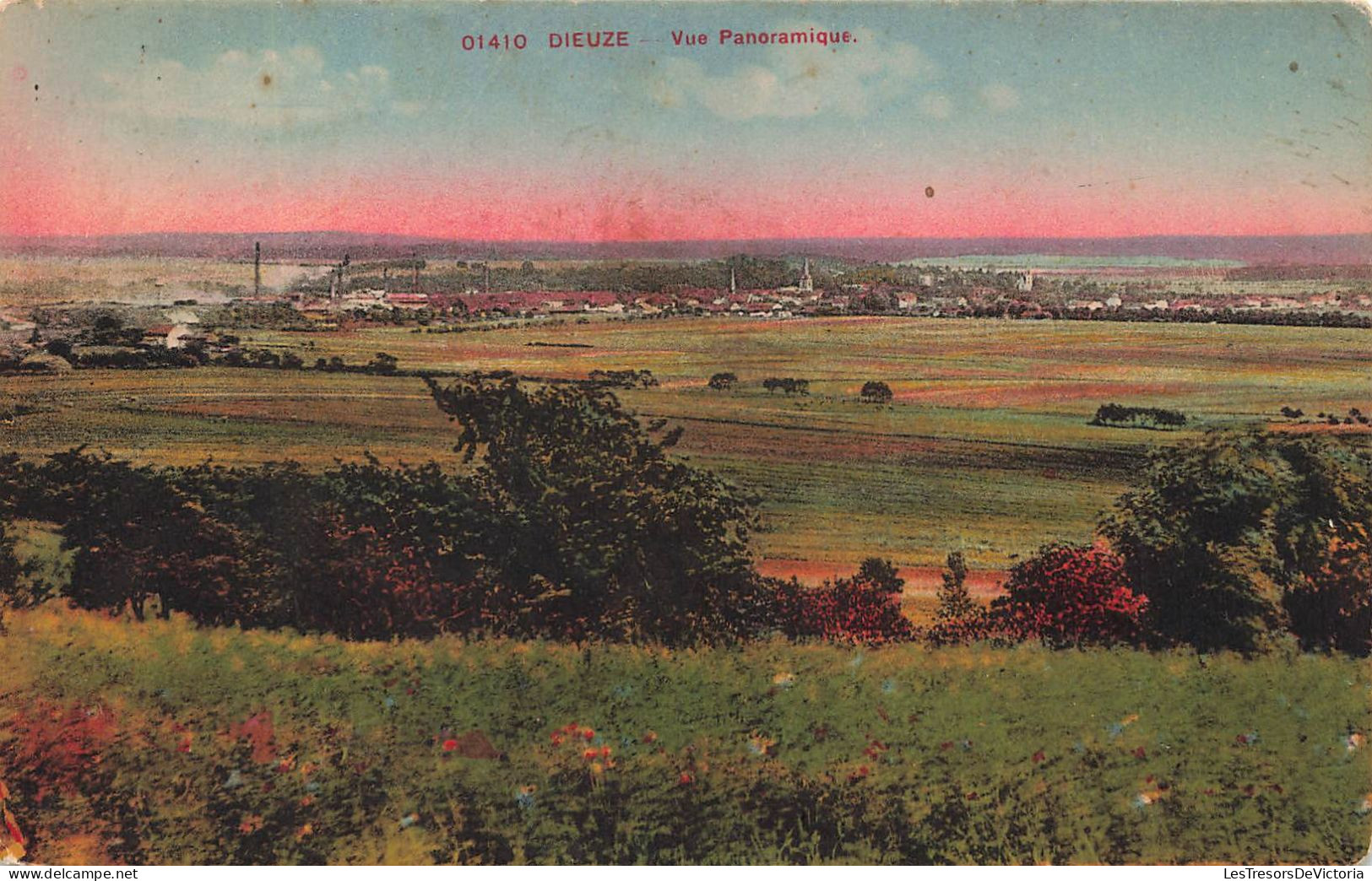 FRANCE - Dieuze - Vue Panoramique - Carte Postale Ancienne - Dieuze