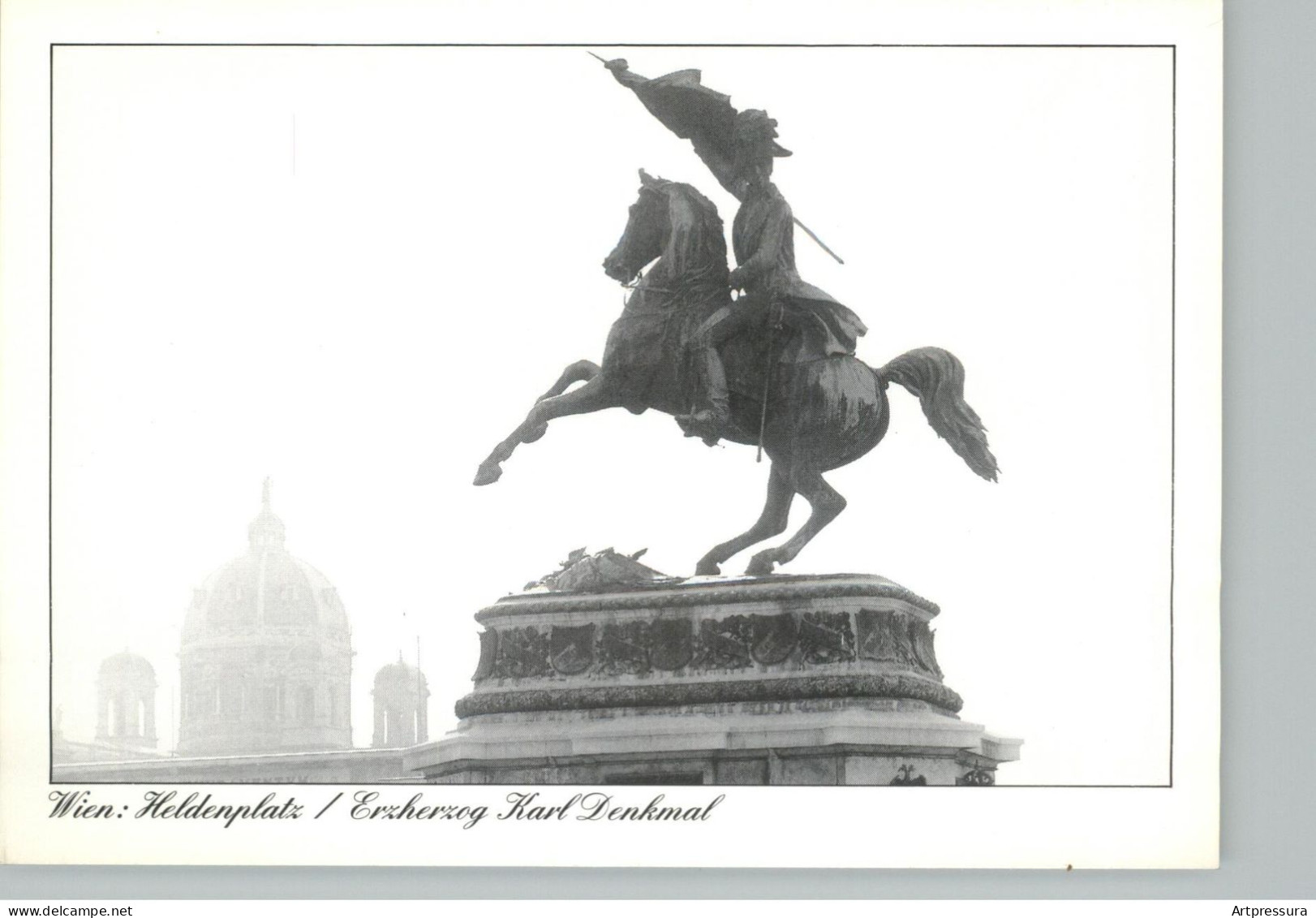 AK - Wien - Heldenplatz - Erzherzog Karl Denkmal - Ca. 1980 - 10x15cm - #1191# - Ringstrasse