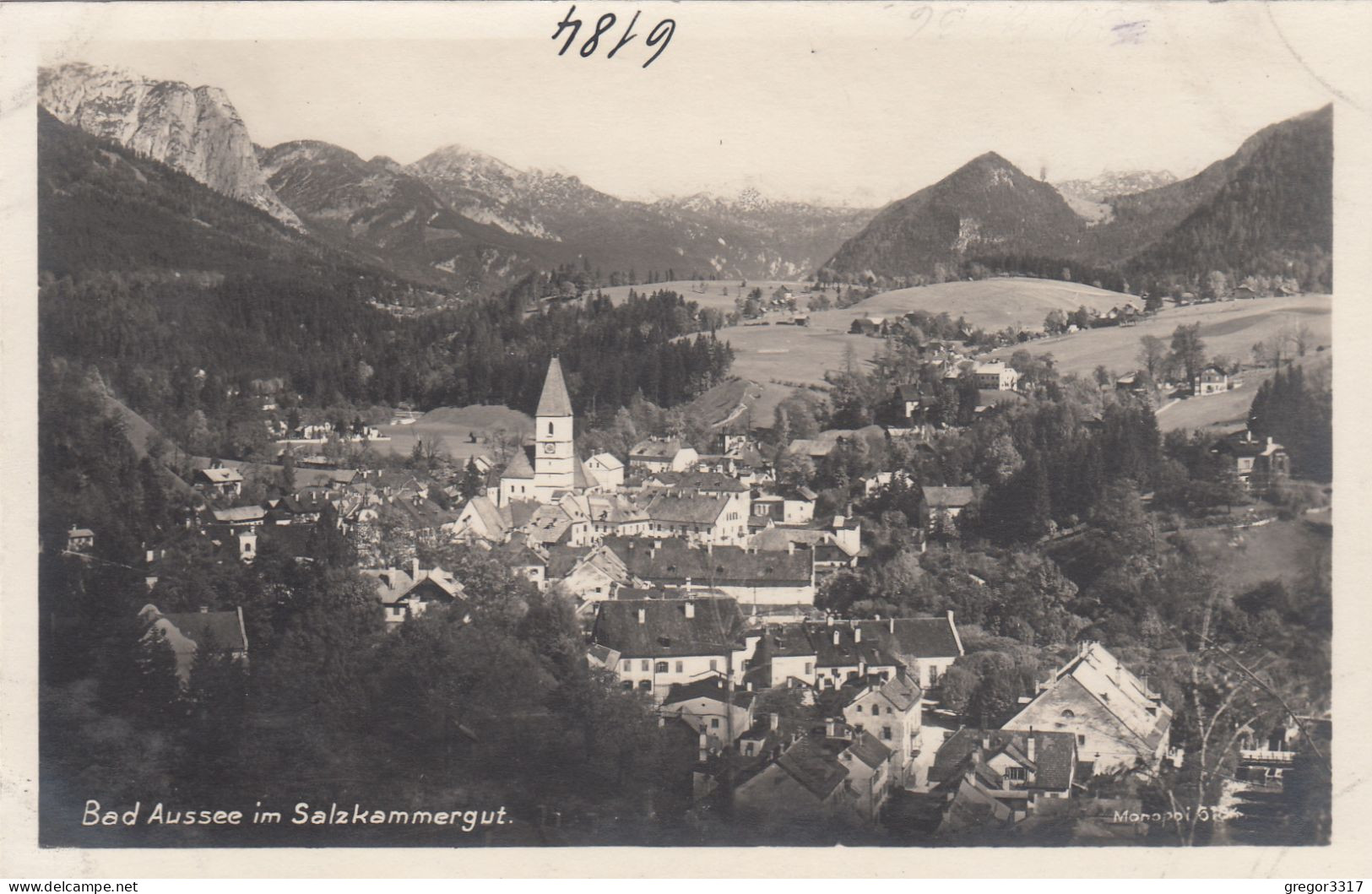 E3366) BAD AUSSEE Im Salzkammergut - FOTO AK - Häuser DETAILS Kirche U. Weitblick ALT! - Ausserland