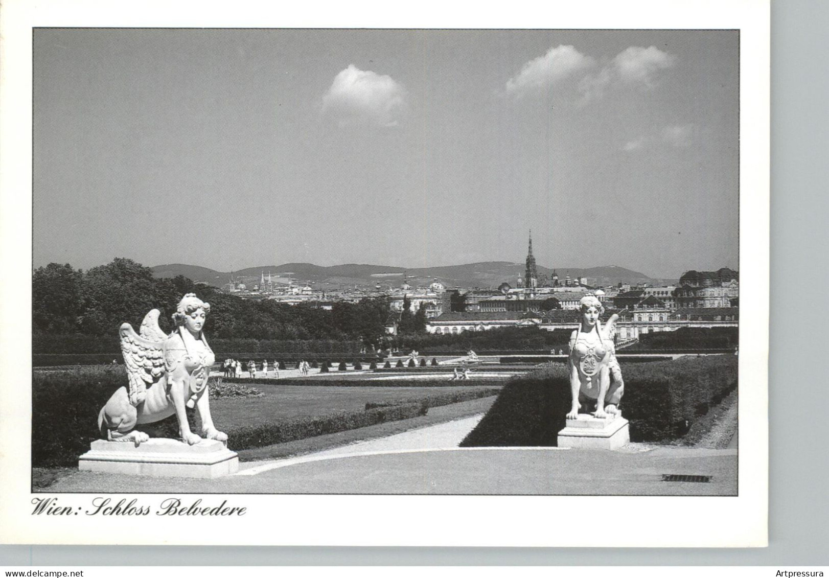 AK - Wien - Schloss Belvedere - Gartenansicht - Ca. 1980 - 10x15cm - #1188# - Belvédère