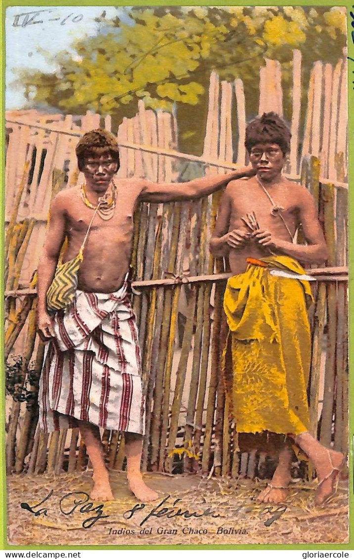 Af1463 - BOLIVIA - Vintage Postcard - Gran Chaco - Indios - Bolivie