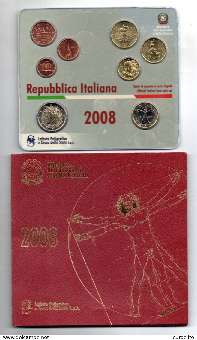 Divisionale Italia 2008 - 9 Monete - Italie