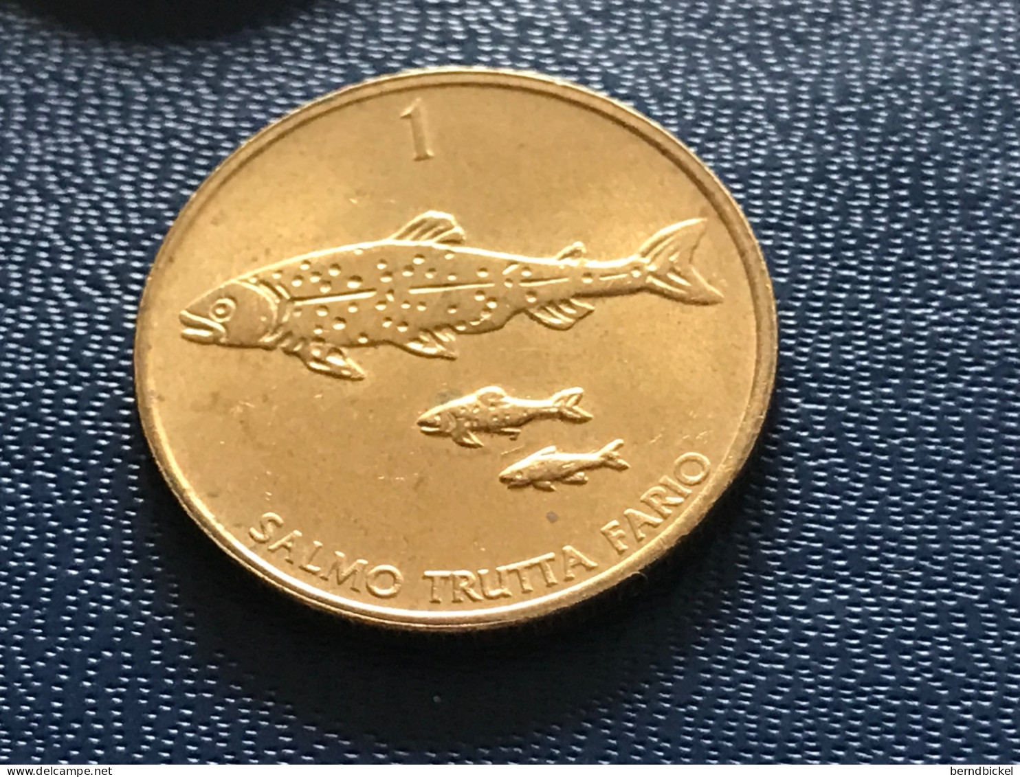 Münze Münzen Umlaufmünze Slowenien 1 Tolar 1996 - Slovenia