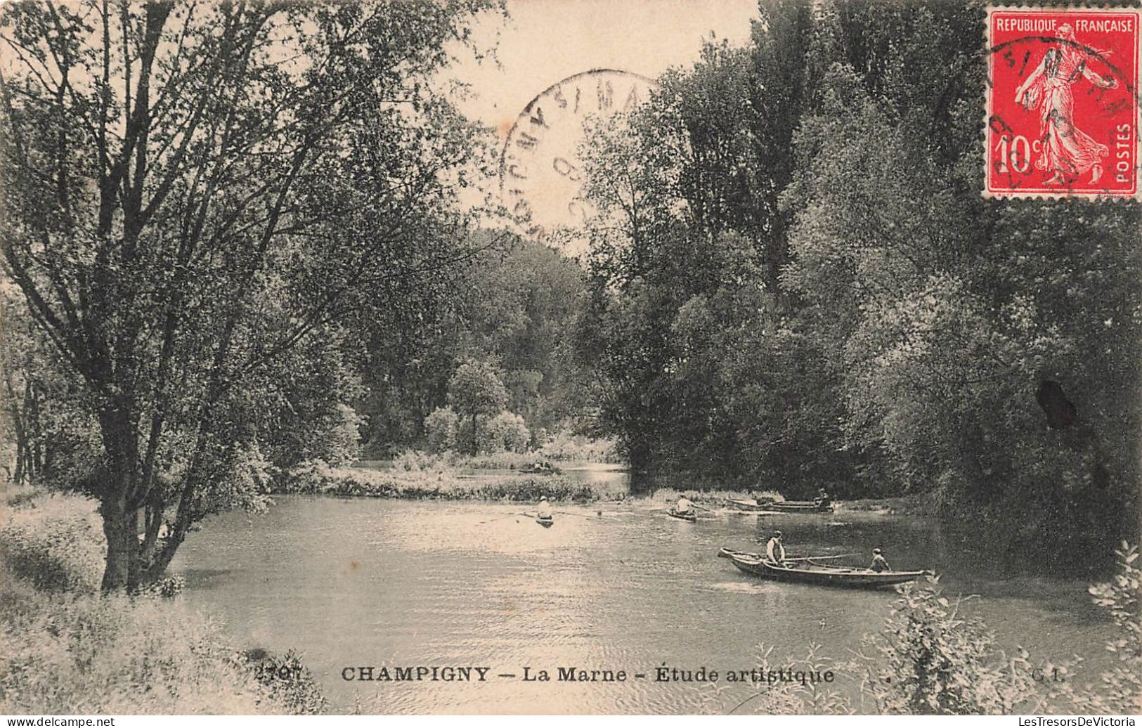 FRANCE - Champigny - Vue Sur La Marne - Etude Artistique - Carte Postale Ancienne - Champigny