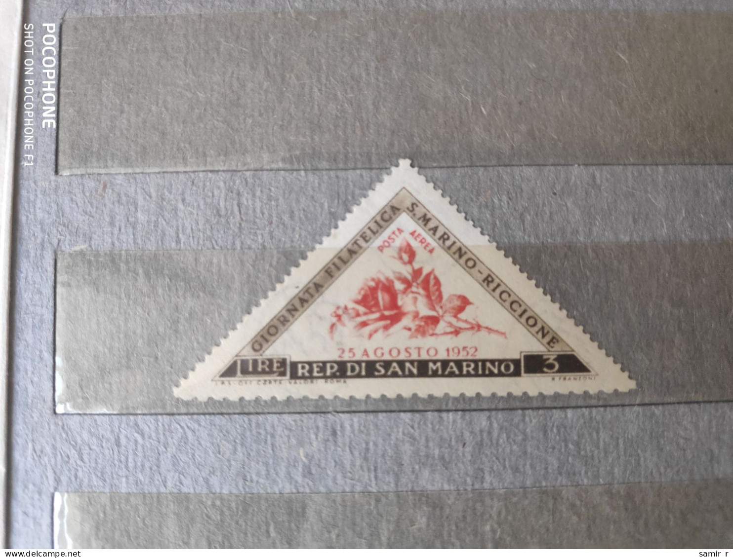 1952 San Marino Roses (F81) - Neufs