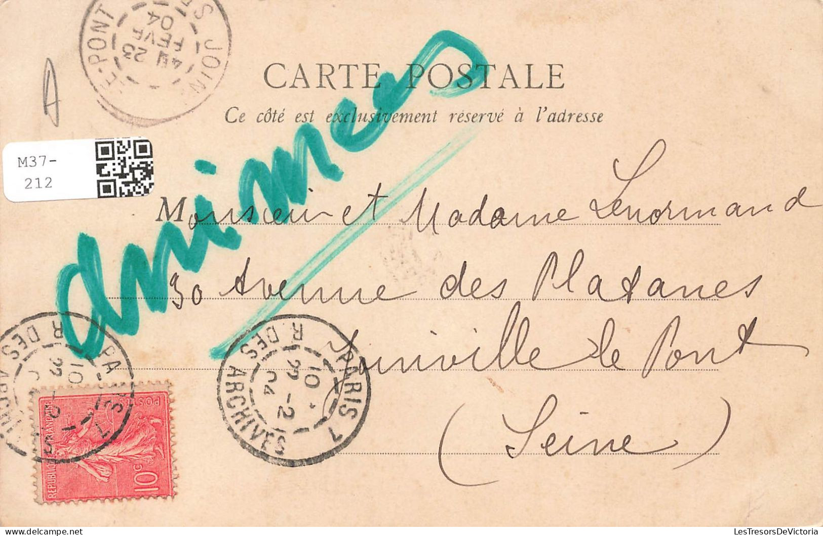 FRANCE - Champigny - Le Cour De Marne De Joinville à Champigny - Carte Postale Ancienne - Champigny