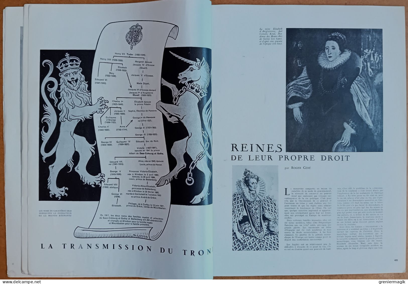 France Illustration N°113 29/11/1947 Mariage Royal Princesse Elizabeth Philip Mountbatten/Grèves/Bangkok/Cervantes - Allgemeine Literatur