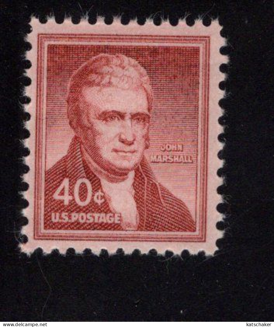 1959365848 1955 SCOTT 1050 (XX)  POSTFRIS MINT NEVER HINGED - LIBERT ISSUE - JOHN MARSHALL - Unused Stamps