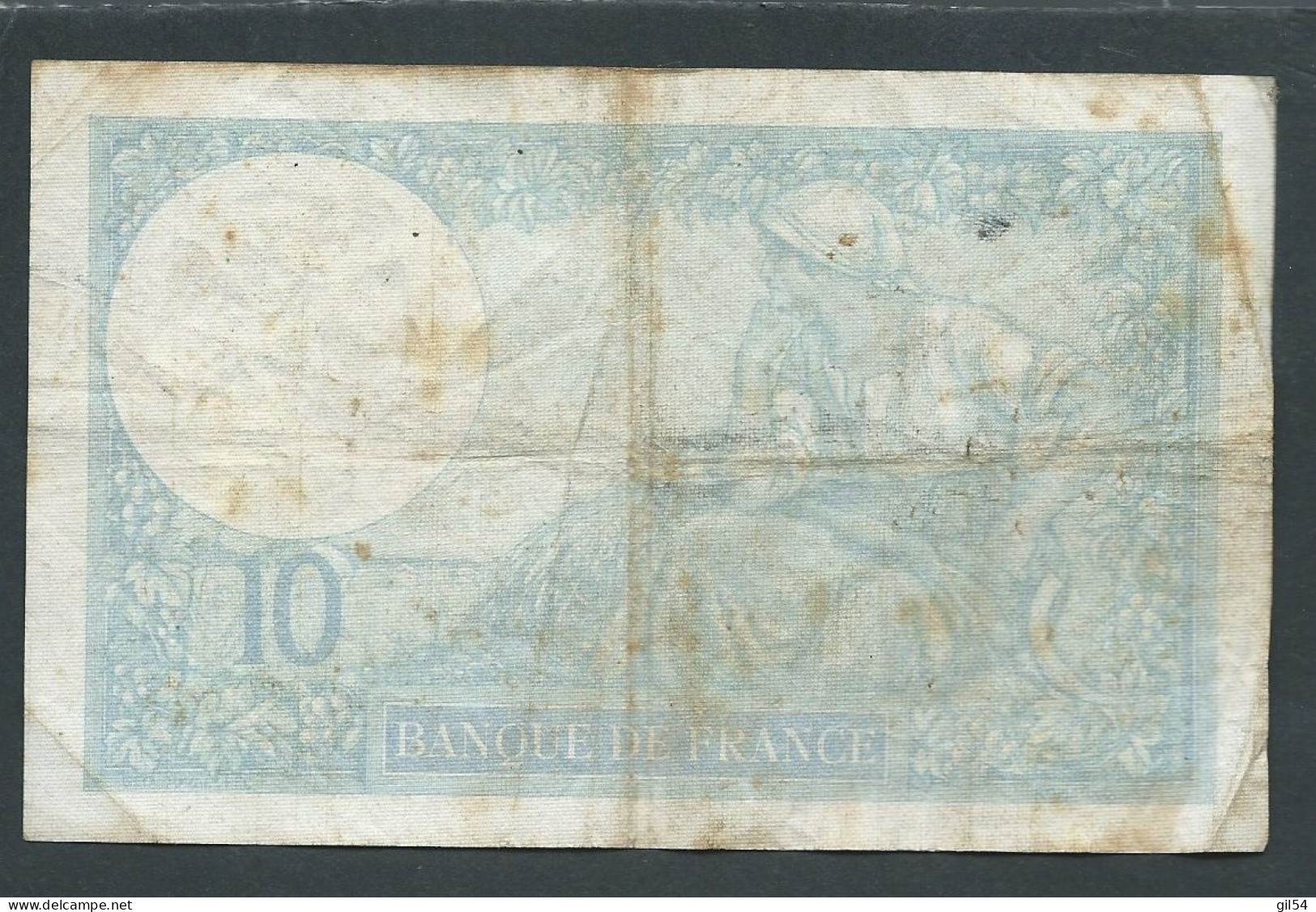 France - Billet 10 Francs Type " Minerve " 26/12/1940" Laura 14501 - 10 F 1916-1942 ''Minerve''