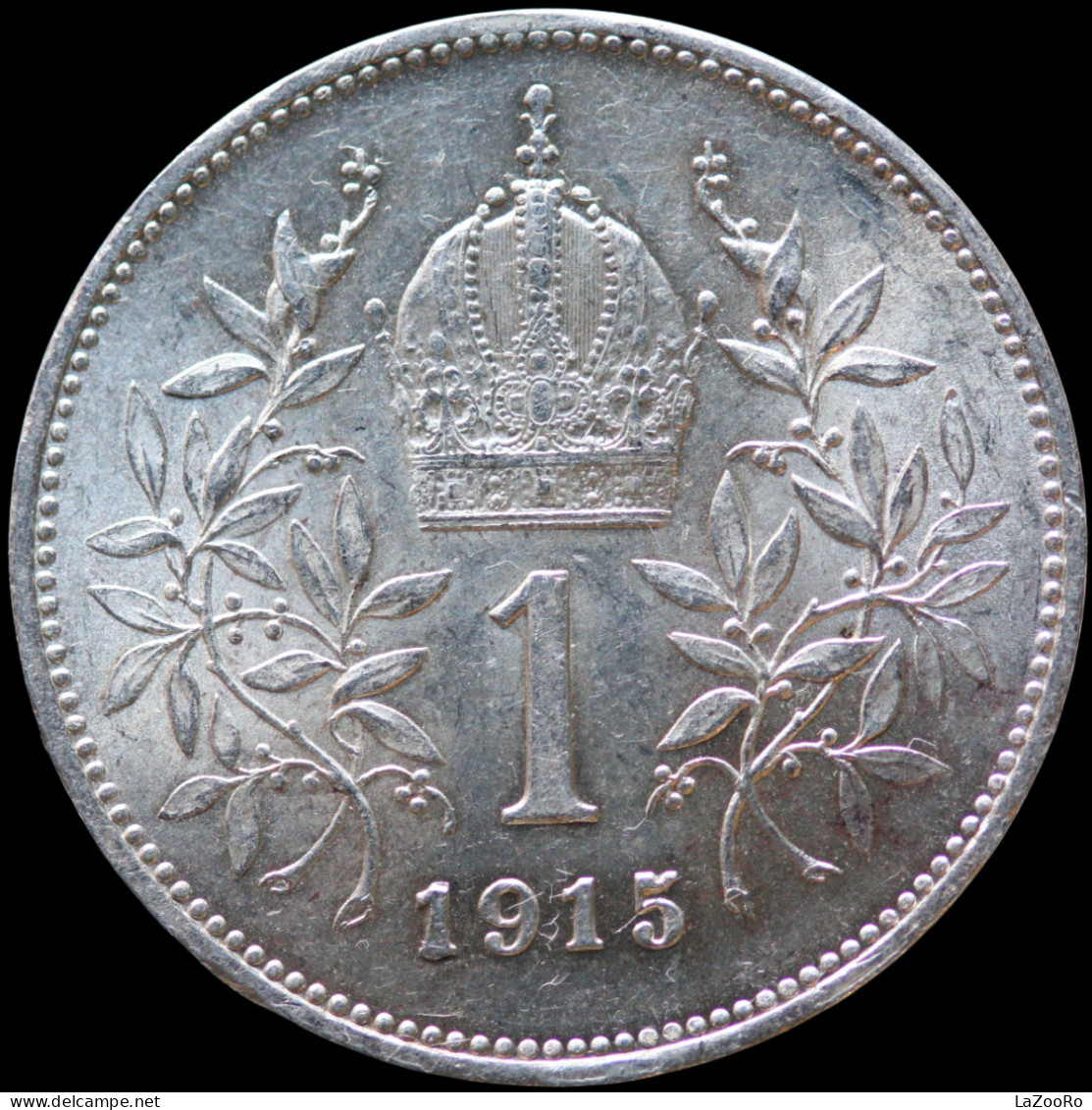 LaZooRo: Austria 1 Corona 1915 UNC - Silver - Autriche