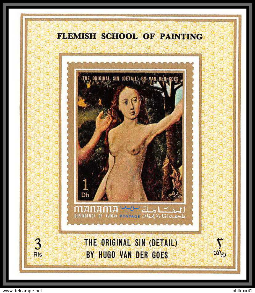 Manama - 3246 N°768/775 Imperf Tableaux Paintings Nus Nudes Flemish School ** Mnh Rubens Deluxe Miniature Sheets - Rubens