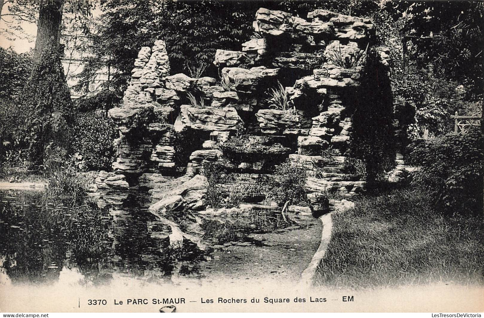 FRANCE - Le Parc De St Maur - Les Rochers Du Square Des Lacs - EM -  Carte Postale Ancienne - Saint Maur Des Fosses