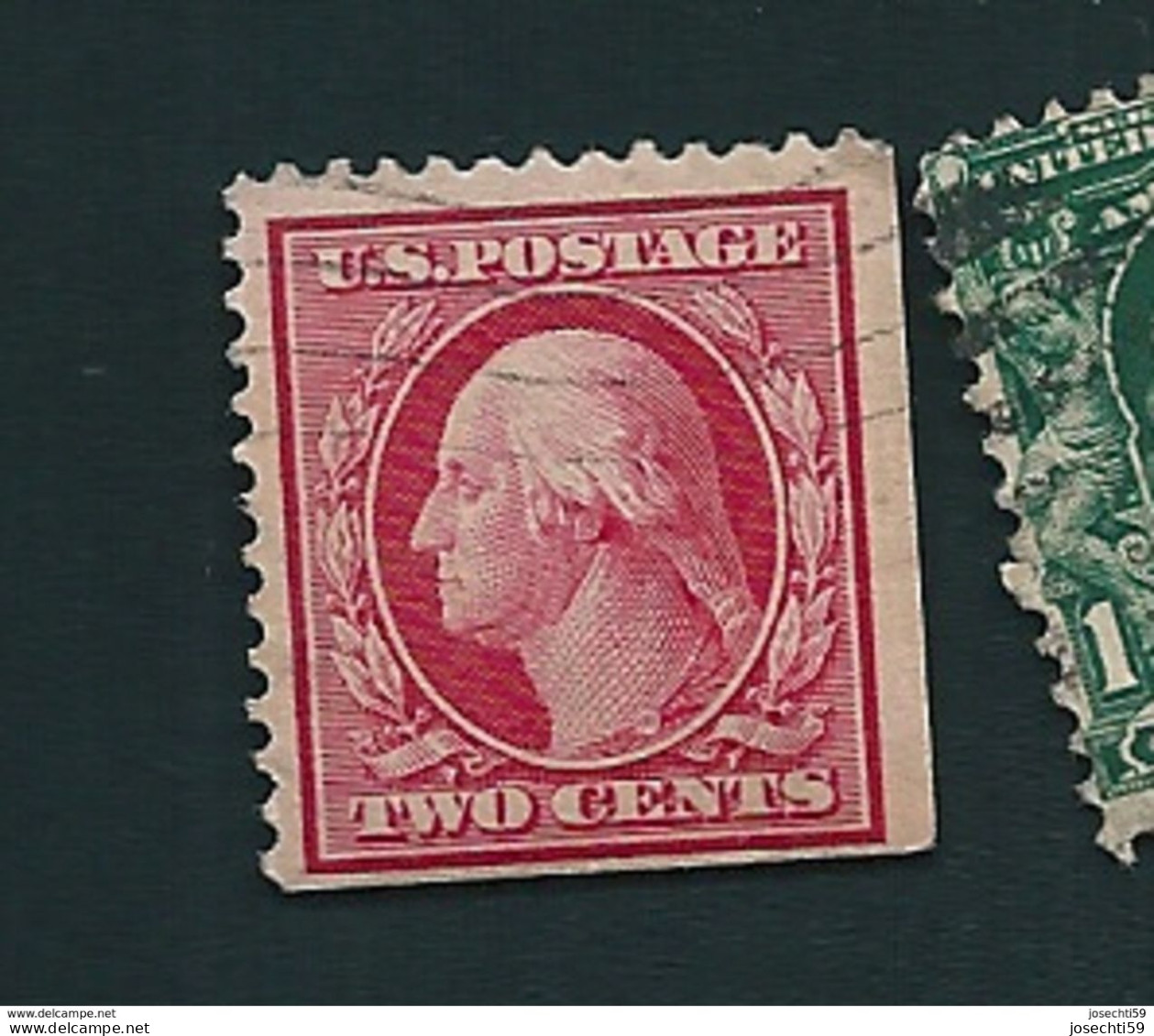 N° 168 Washington Timbre Stamp Pale   USA Etats-Unis (1912) - Oblitérés