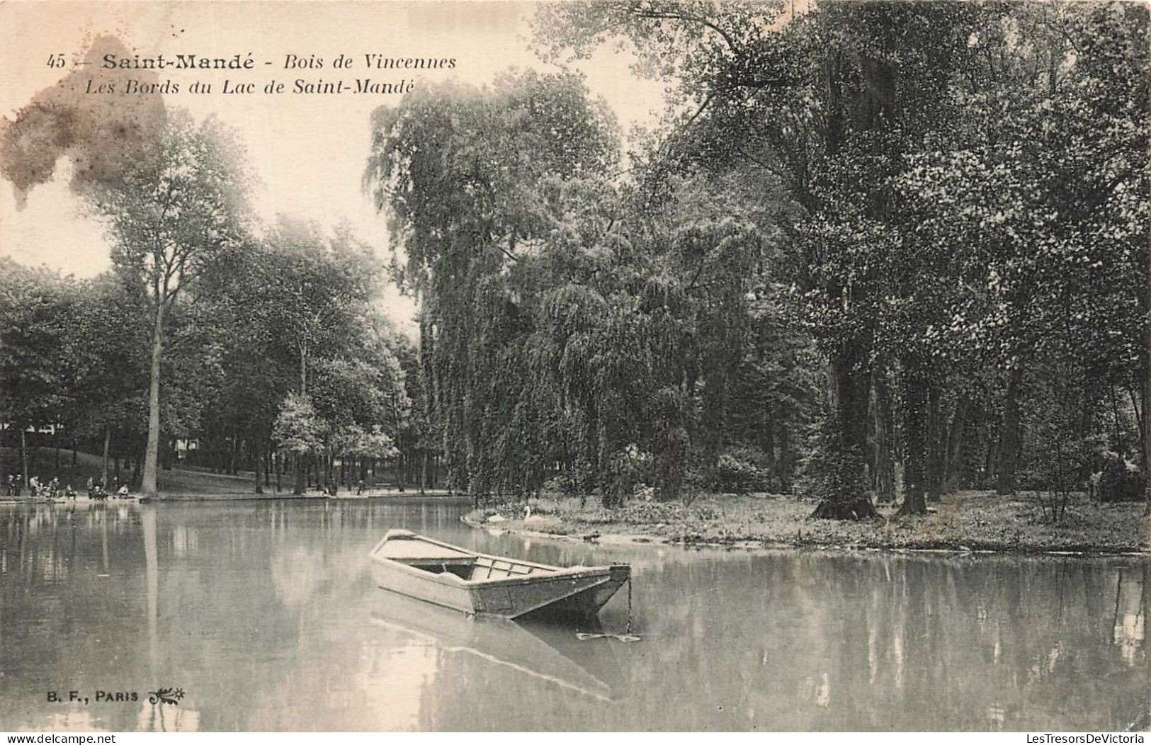 FRANCE - Saint Mandé - Bois De Vincennes - Les Bords Du Lac De Saint Mandé -  Carte Postale Ancienne - Saint Mande