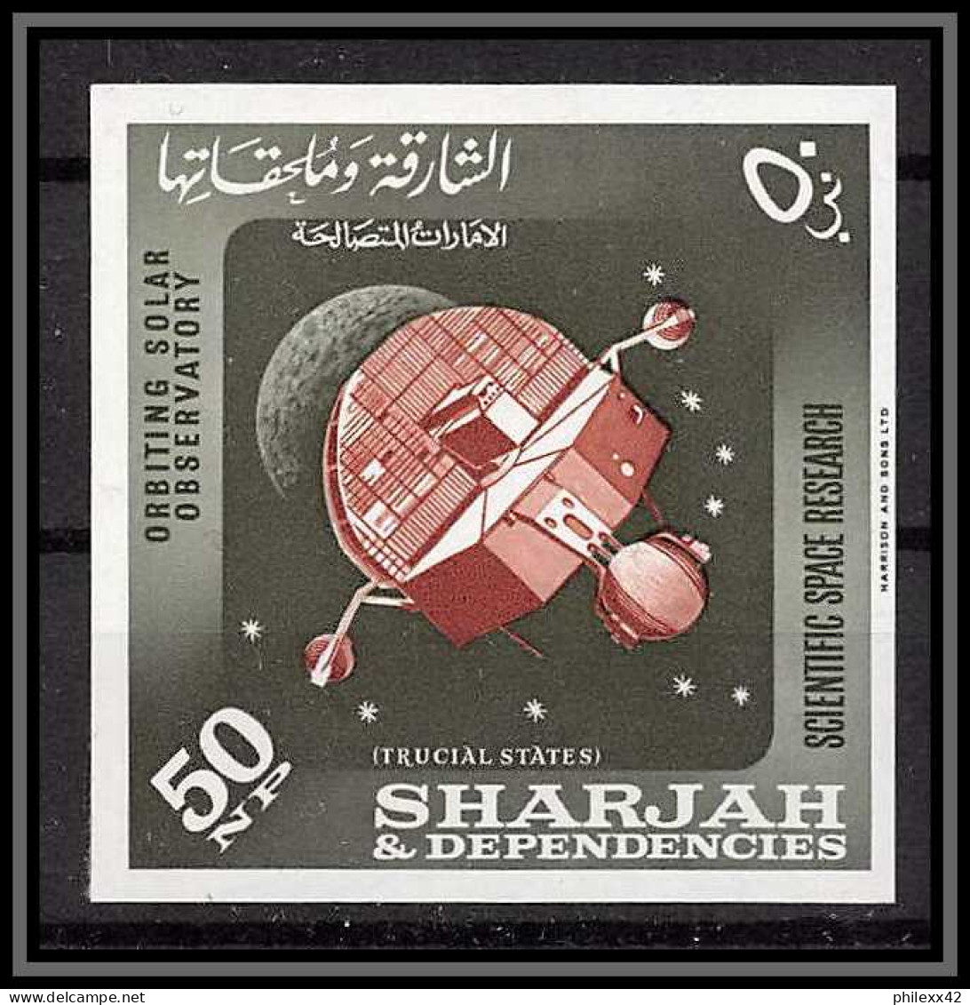 Sharjah - 2209/ N°60 B Non Dentelé Imperf Espace (space) ORBITING SOLAR OBSERVATORY Neuf ** MNH - Sharjah