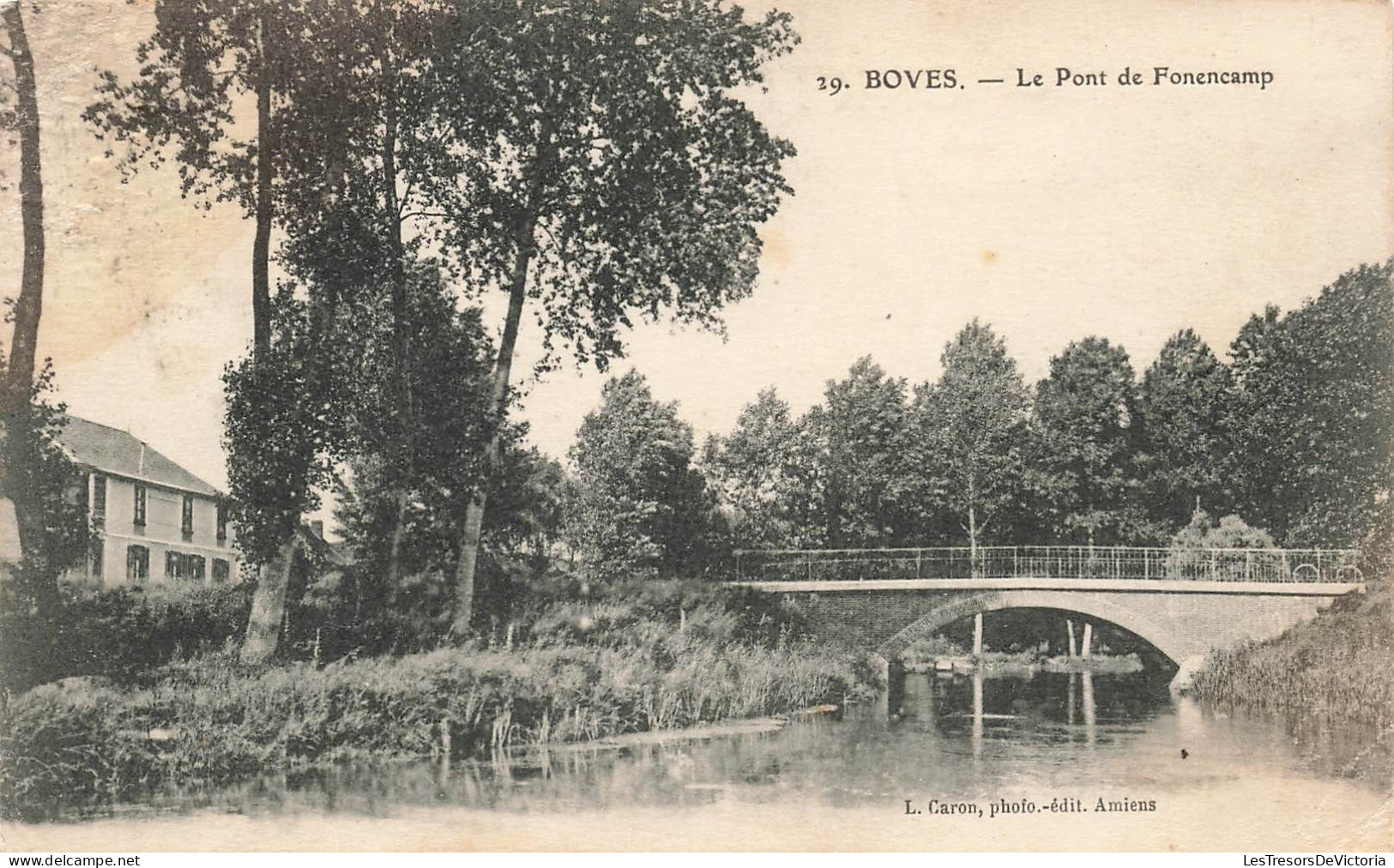 FRANCE - Boves - Le Pont De Fonencamp - Carte Postale Ancienne - Boves