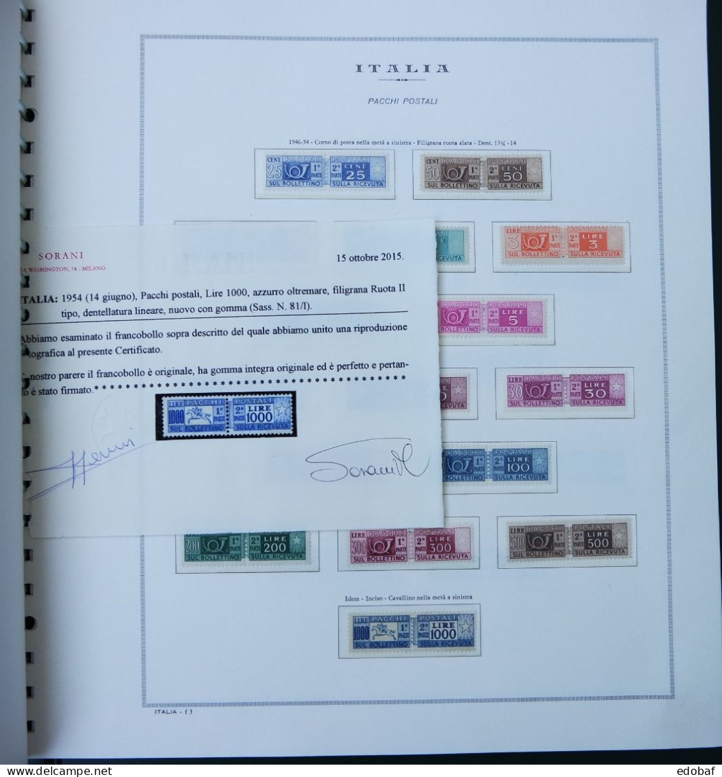 Italia Repubblica, collezione completa con servizi dal 1945 al 2000 nuova **