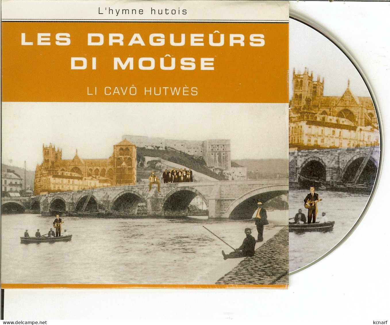 CD De L'hymne Hutois , " Les Dragueûrs Di Moûse , Li Cavô Hutwès " HUY    RARE   3 Plages - Limited Editions