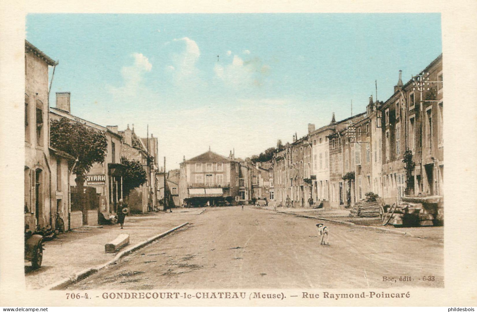 MEUSE  GONDRECOURT Le CHATEAU  Rue Raymond Poincaré - Gondrecourt Le Chateau