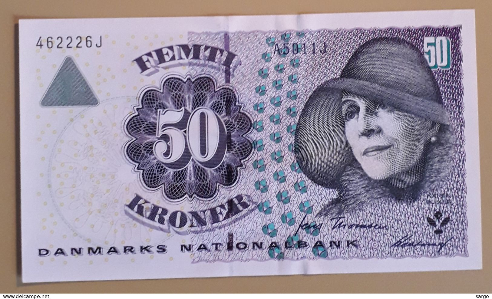 DENMARK - 50 KRONER - 2001 - VF - P 55 - BANKNOTES - PAPER MONEY - CARTAMONETA - - Denmark