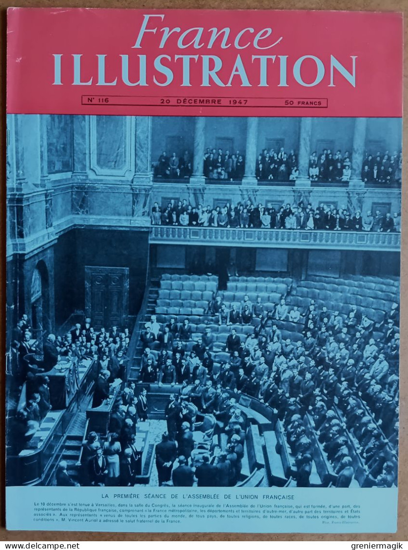 France Illustration N°116 20/12/1947 Le Partage De La Palestine Etat Juif/Chine/Flottes Modernes/Grenadiers De Napoléon - General Issues