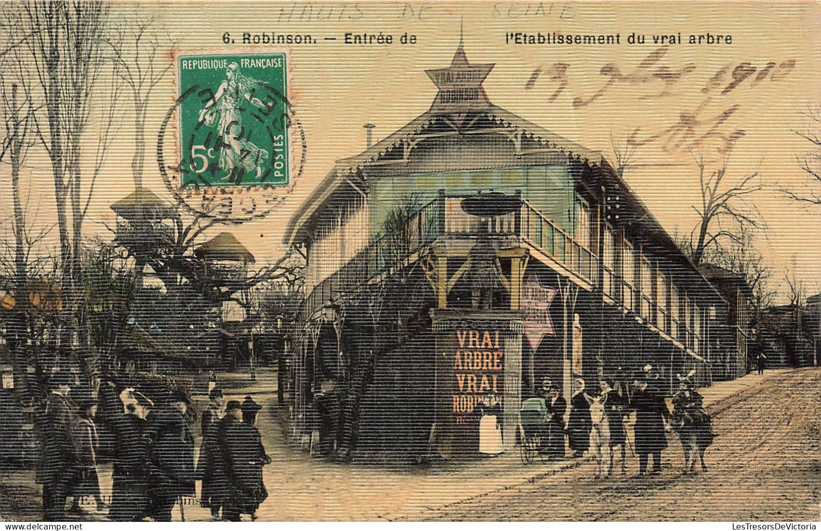 FRANCE - Robinson - Entrée De L'établissement Du Vrai Arbre - Carte Postale Ancienne - Antony