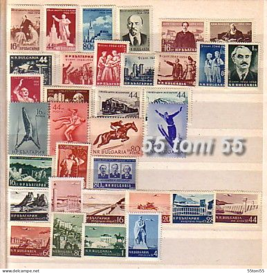 Comp.-MNH 1950,1951,1952,1953,1954,1955. Mi-718/978 Bulgaria/Bulgarie - Années Complètes