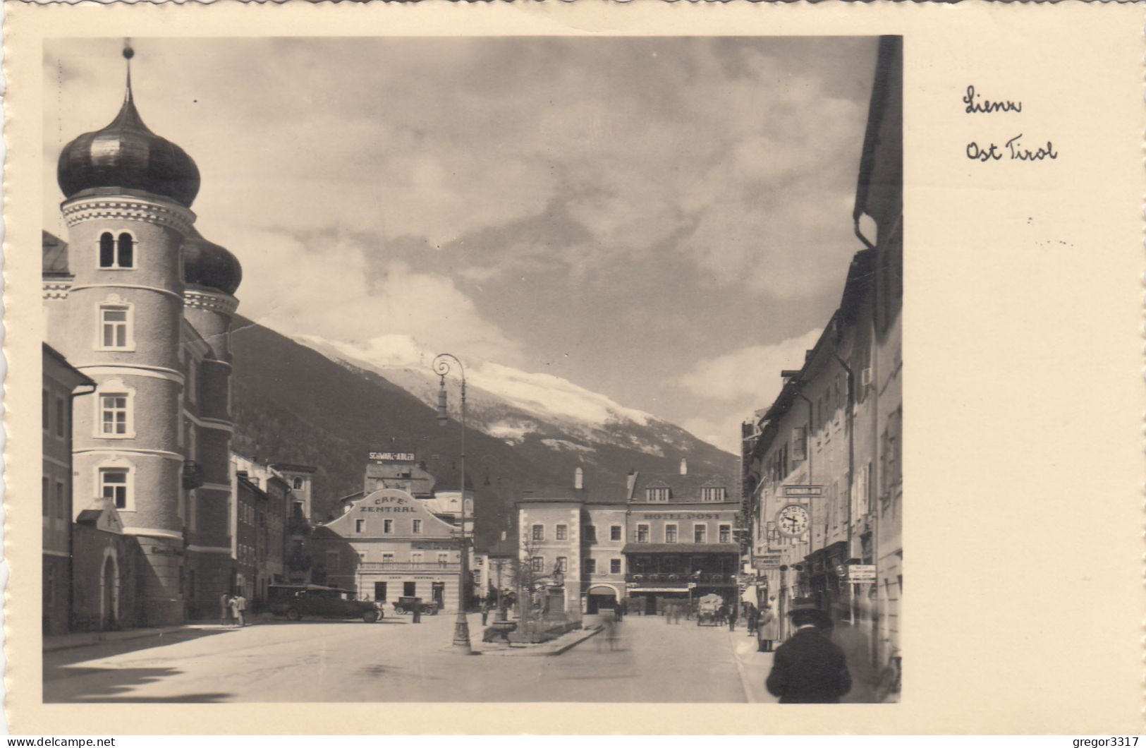 E3392) LIENZ In Osttirol - Tolle FOTO AK - Platz - Mit CAFE ZENTRAL Usw. ALT !! - Lienz