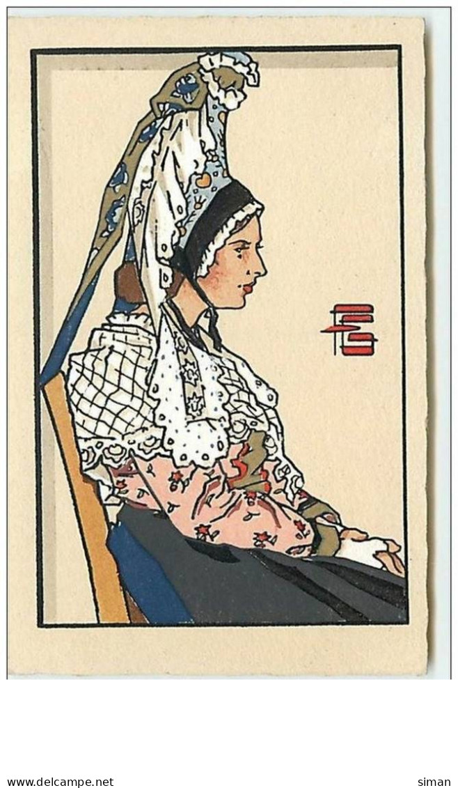 N°11070 - Carte Illustrateur - Geo Fourrier - Jeune Femme De Caudebec En Caux - Fourrier, G.