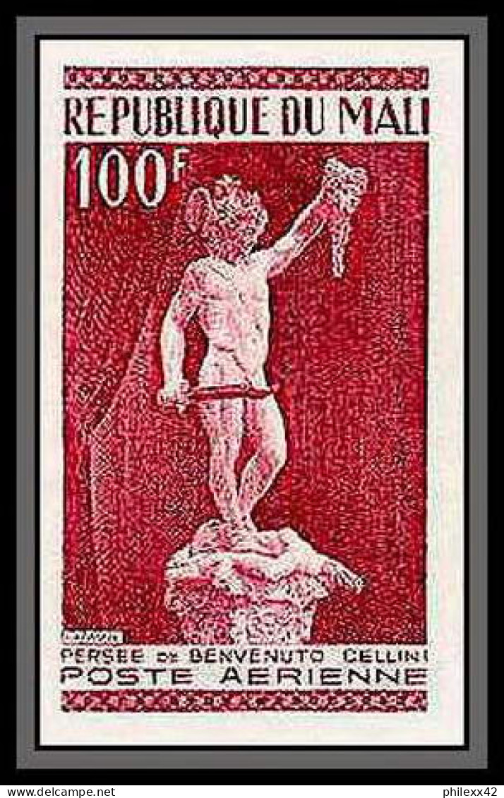 90920 Mali lot 13 couleurs RRR N° 191 Persée Cellini mythologie mythology Sculpture Essai proof Non dentelé imperf** MNH