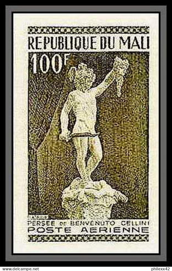 90920 Mali lot 13 couleurs RRR N° 191 Persée Cellini mythologie mythology Sculpture Essai proof Non dentelé imperf** MNH