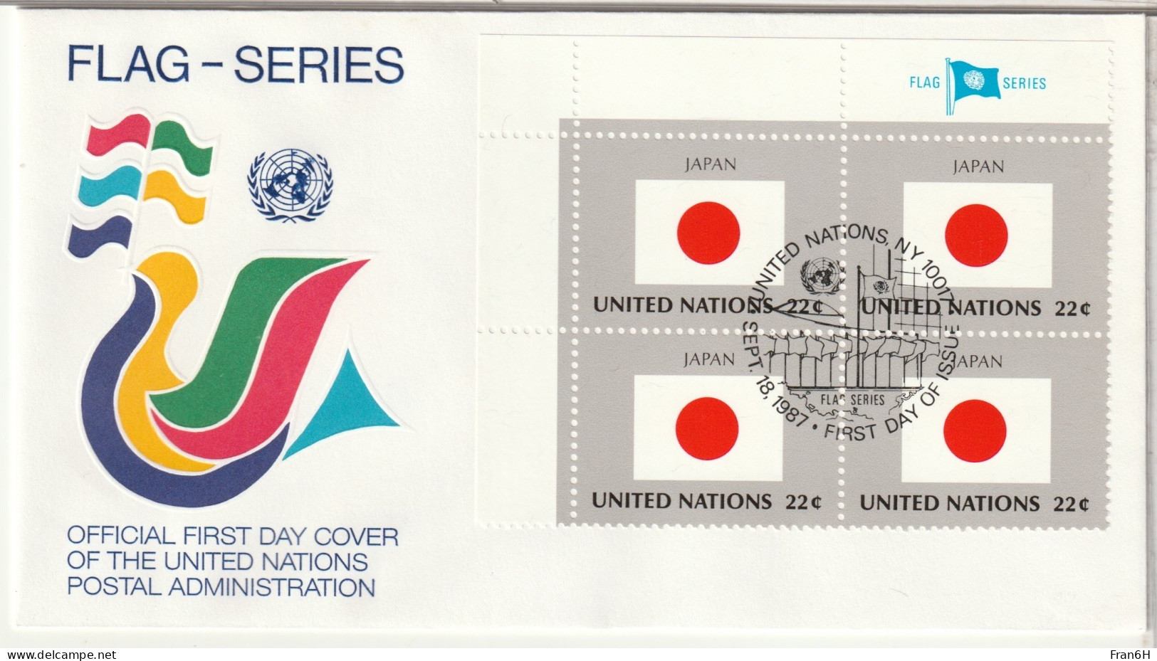 ETATS UNIS - FDC - 1987 - 1981-1990