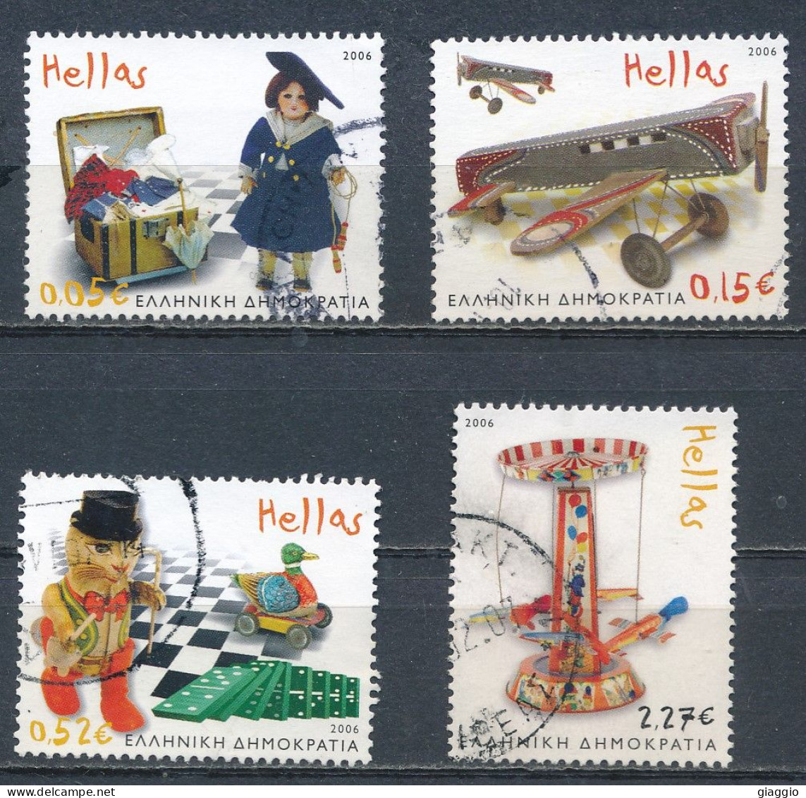 °°° GREECE - Y&T N°2364/70 - 2006 °°° - Used Stamps