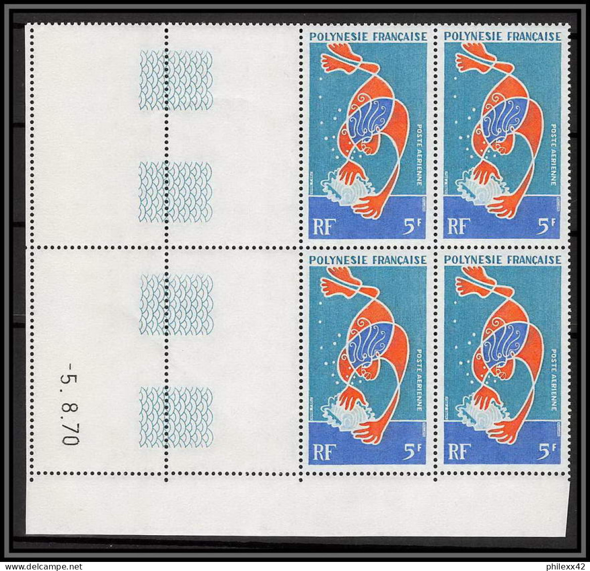 91982 Polynesie N°35 Huitre Oyster Coquillage Shell Essai Proof Non Dentelé Imperf ** MNH Fdc épreuve De Luxe Proof  - Imperforates, Proofs & Errors