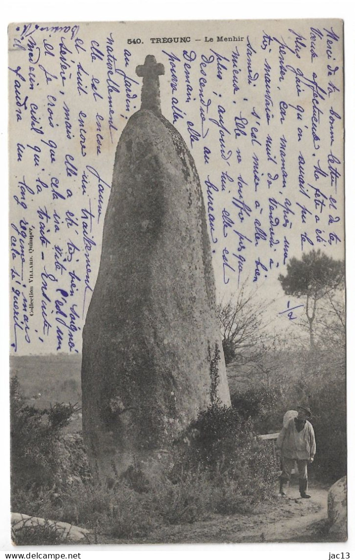 L180A1180 - Trégunc - 540 Le Menhir - Carte Précurseur - Trégunc