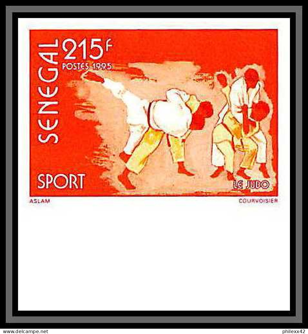 92736c Sénégal N°1173/1176 Sport Boxe Judo Javelot Javelin Discus Disque 1995 Non Dentelé ** MNH Imperf - Judo