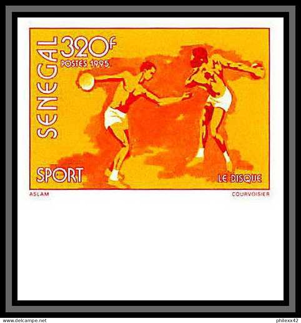 92736c Sénégal N°1173/1176 Sport Boxe Judo Javelot Javelin Discus Disque 1995 Non Dentelé ** MNH Imperf - Judo