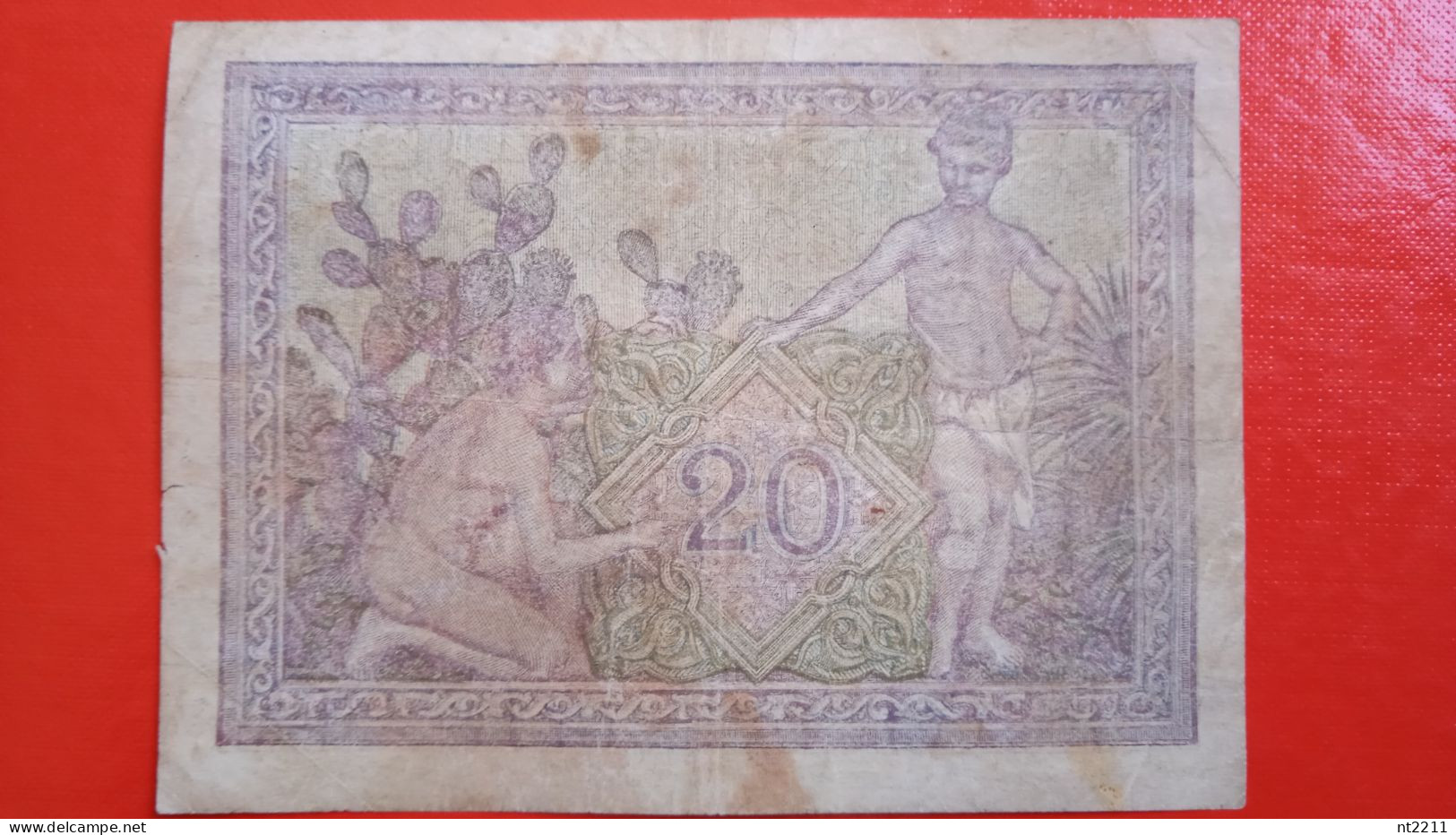Banknote 20 Francs Algeria 1942 - Algerije