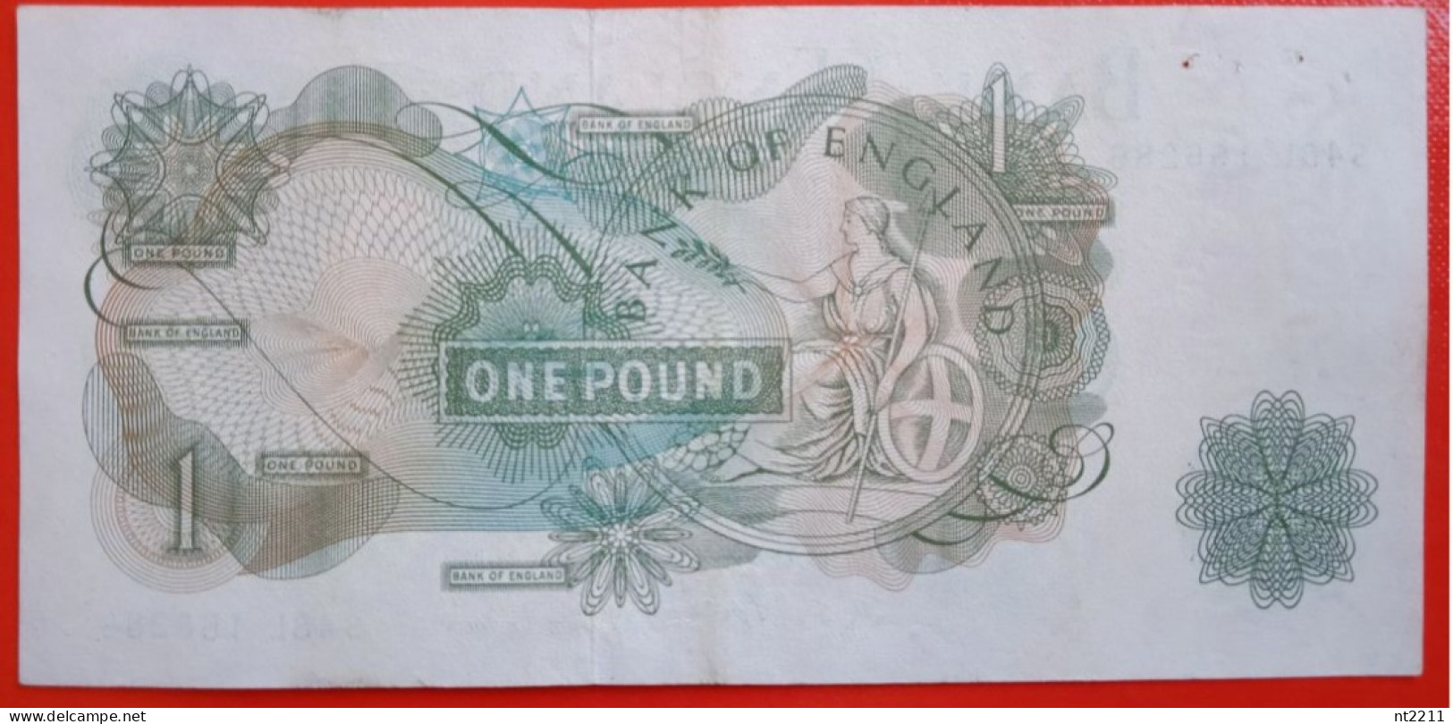 Banknote 1 Pound England - 1 Pond