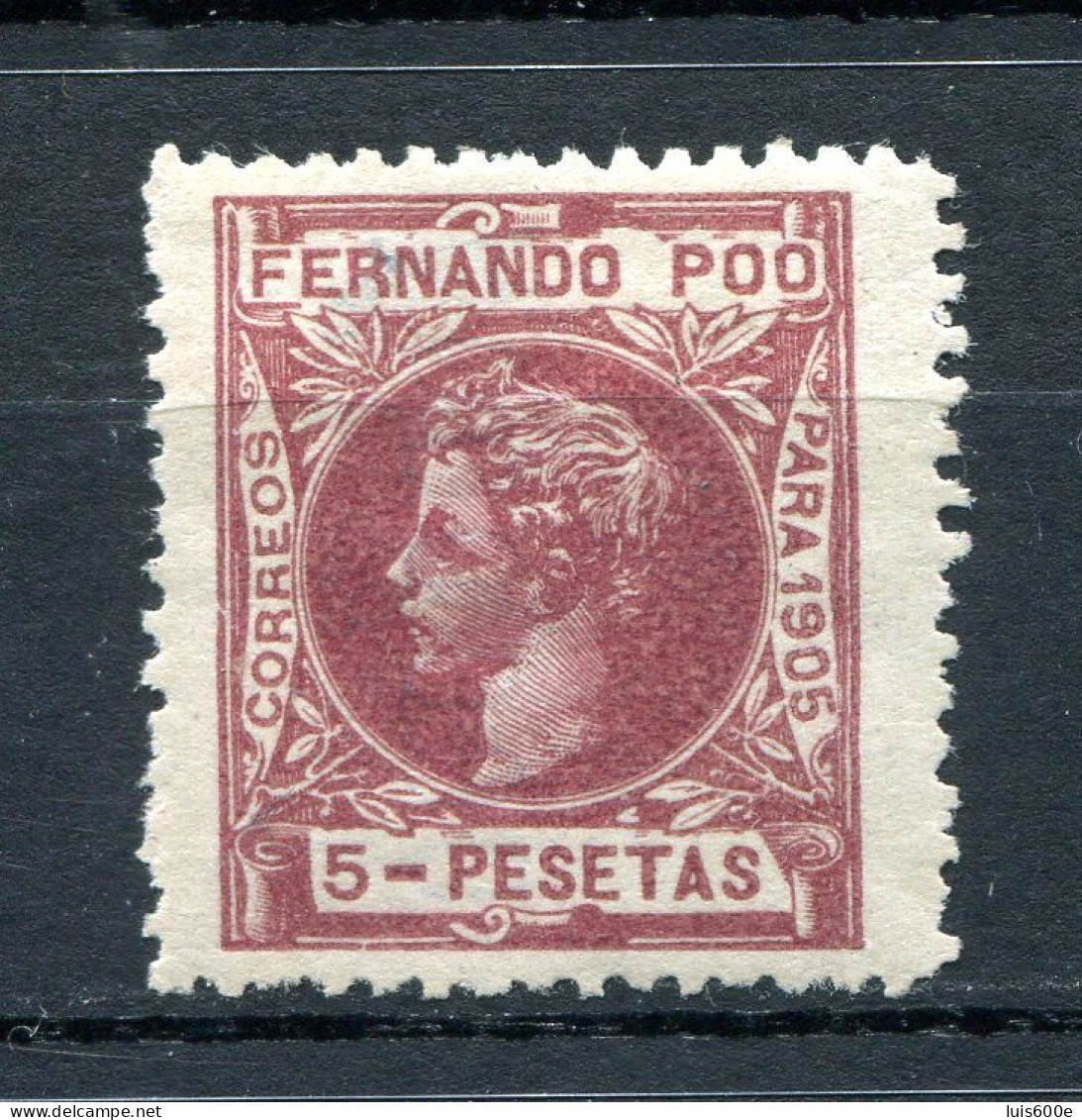 1905.FERNANDO POO.EDIFIL 150*.NUEVO CON FIJASELLOS(MH).CATALOGO 120€ - Fernando Poo