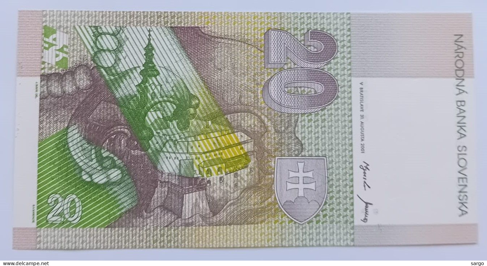 SLOVAKIA - 20 KORUN - 1993 - 2006 - UNC - P 20 - BANKNOTES - PAPER MONEY - CARTAMONETA - - Eslovaquia