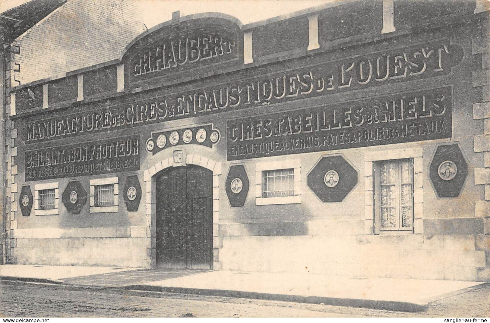 CPA 29 QUIMPER / CH.HAUBERT / MANUFACTURE DES CIRES ET ENCAUSTIQUES DE L'OUEST - Quimper