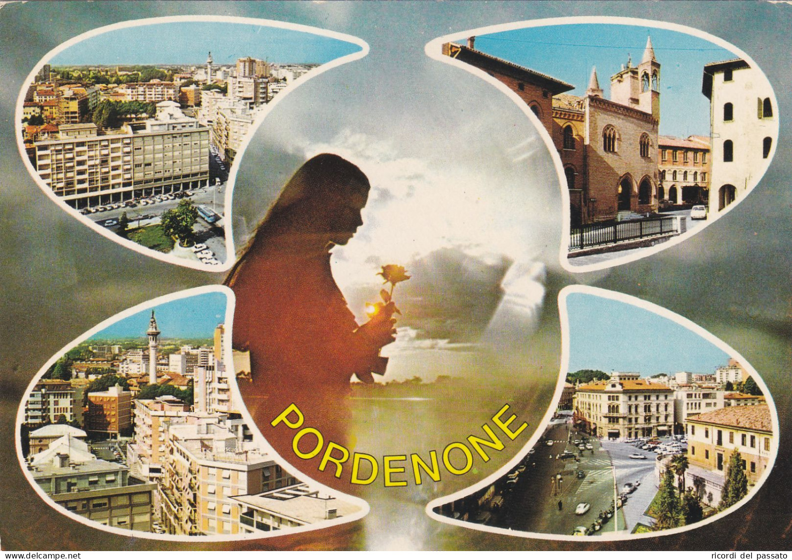 Cartolina Pordenone - Vedutine - Pordenone