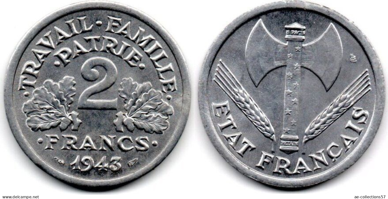 MA 30367 / 2 Francs 1943 SPL - 2 Francs