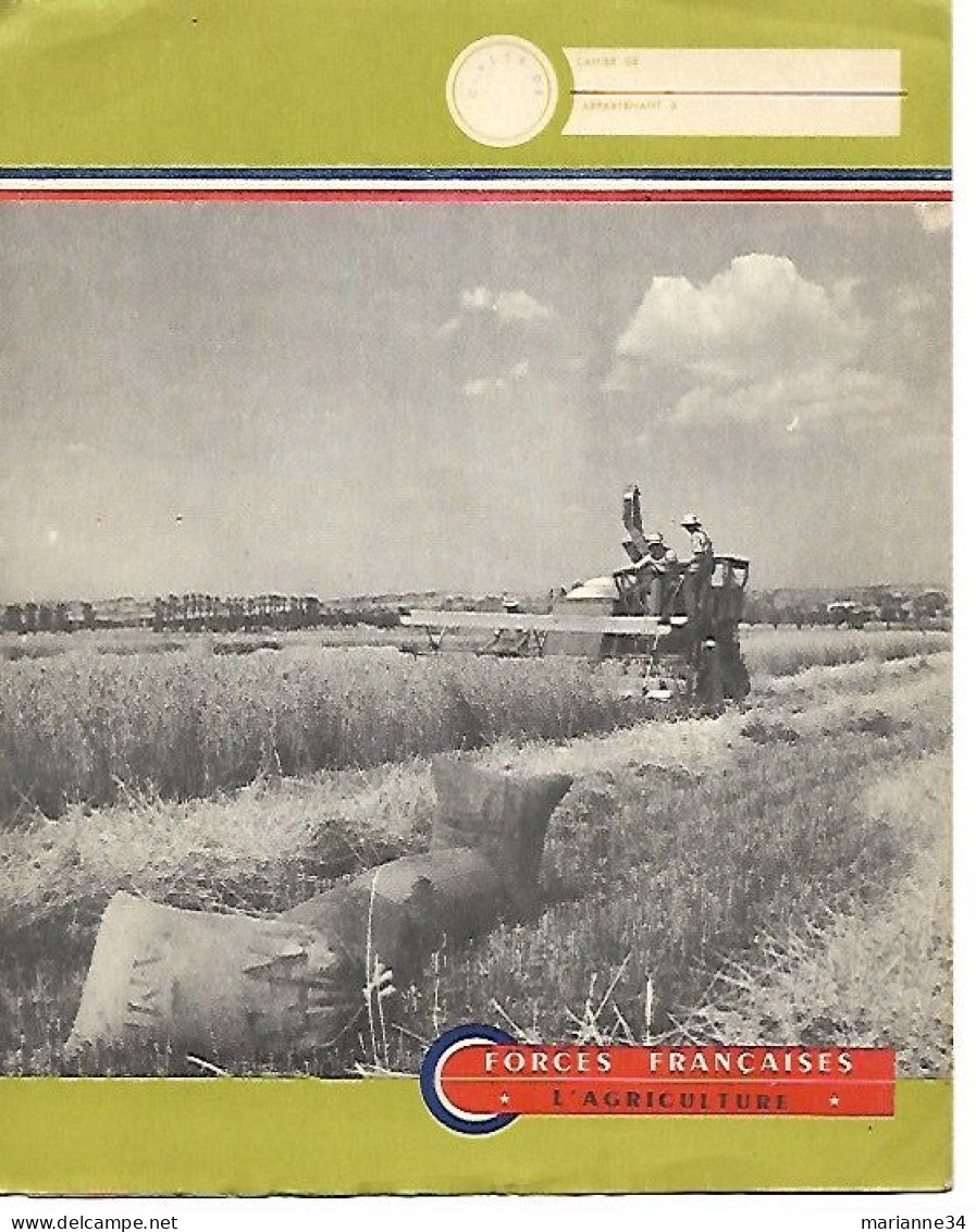 Protège-cahiers 5- Forces Françaises (sidérurgie, Charbonnages, Textiles, Produits Chimiques,agriculture) - Copertine Di Libri