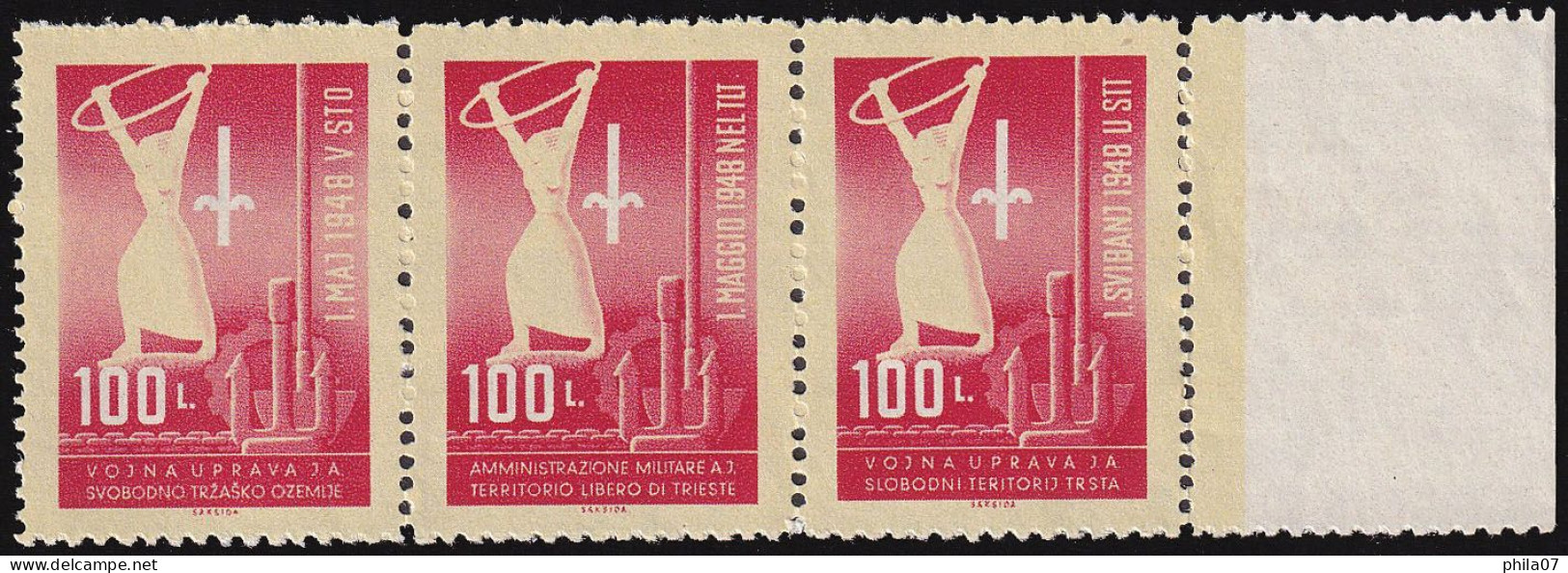 STT VUJA - Mi.No. 1, Triptyc, Excellent Quality / 2 Scan - Altri & Non Classificati