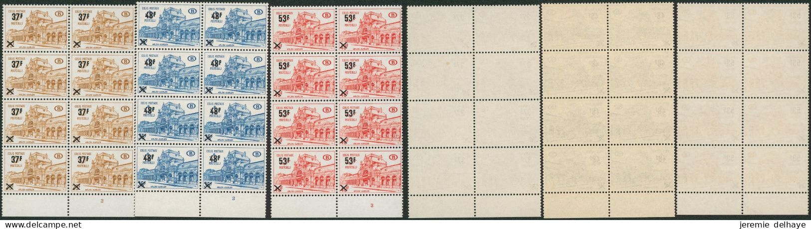 Chemin De Fer - N°TR404P3, 405 Et 406 çàd Morceau De Feuille (x8)** Neuf Sans Charnières + N° De Planche "3" - Mint