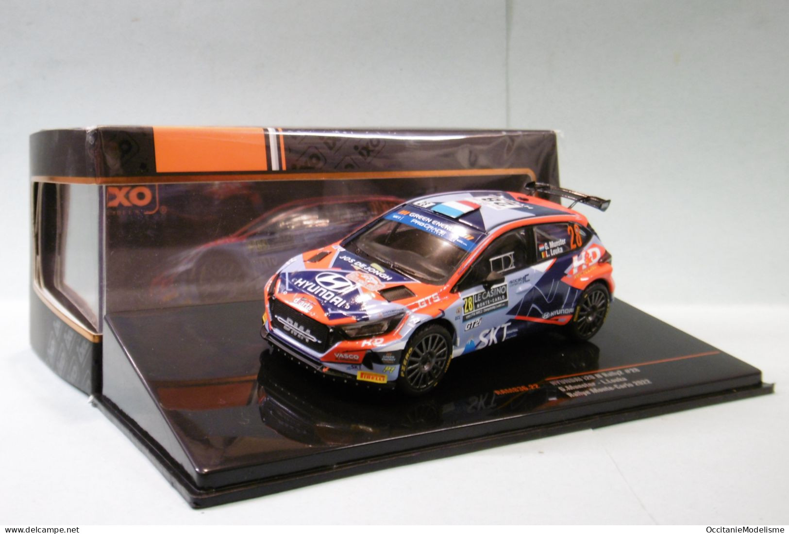 Ixo - HYUNDAI I20 N Rally2 #28 Rallye Monte-Carlo 2022 Munster - Louka Réf. RAM836 NBO Neuf 1/43 - Ixo